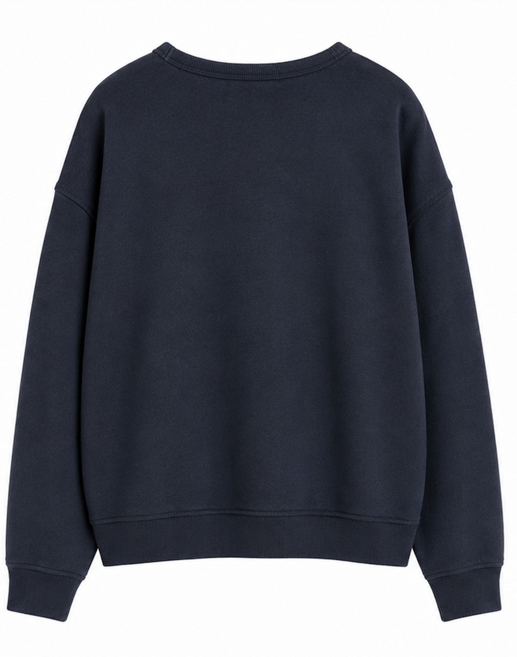 Cropped navy sweatshirt, H&M L.O.G.G.  – Size M