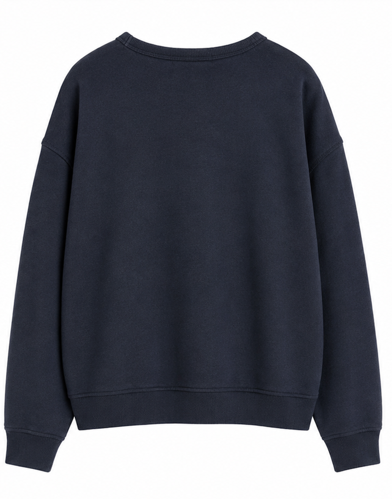 Cropped navy sweatshirt, H&M L.O.G.G.  – Size M
