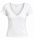 Classic White Crop T-shirt, H&M – size M