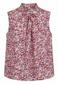Floral sleeveless blouse, Mango - Size S