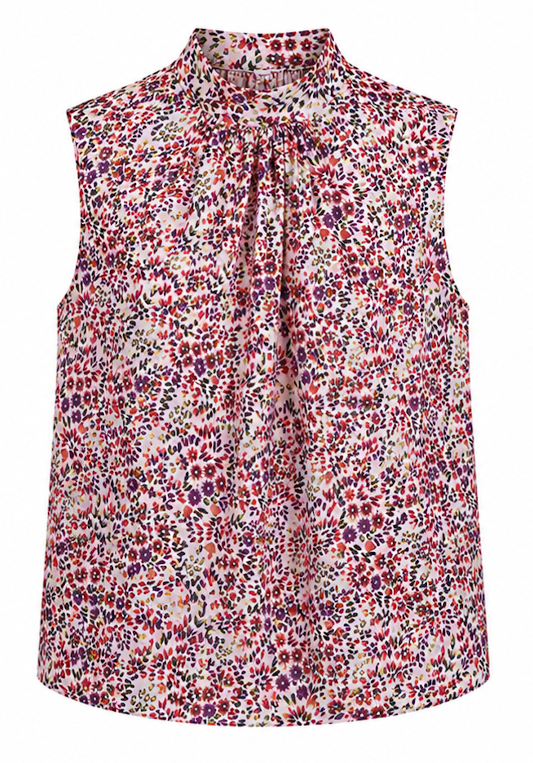 Floral sleeveless blouse, Mango - Size S