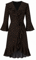 Ruffle Wrap midi Dress, Vero Moda - Size S