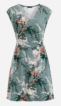 Floral fit-and-flare dress, B.Young – Size M