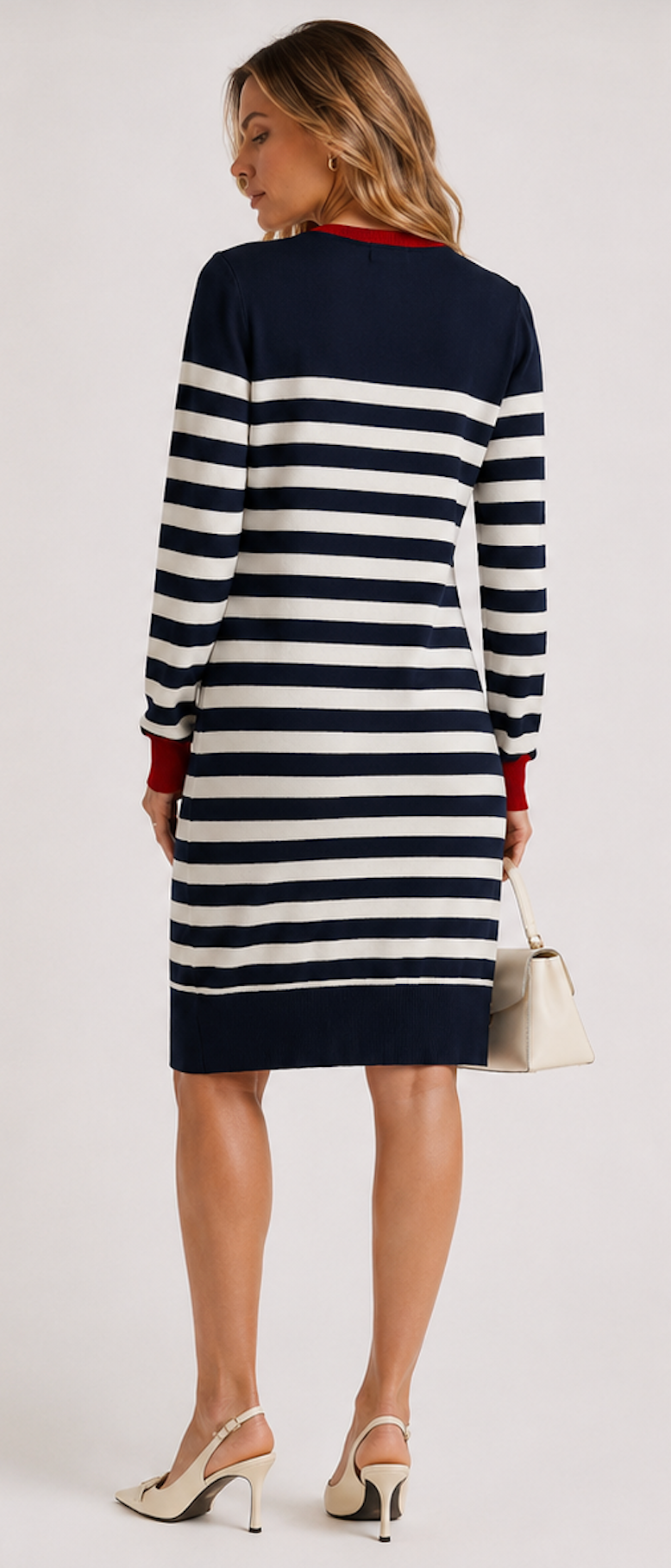 Striped Sweater Dress, Vero Moda  – Size S