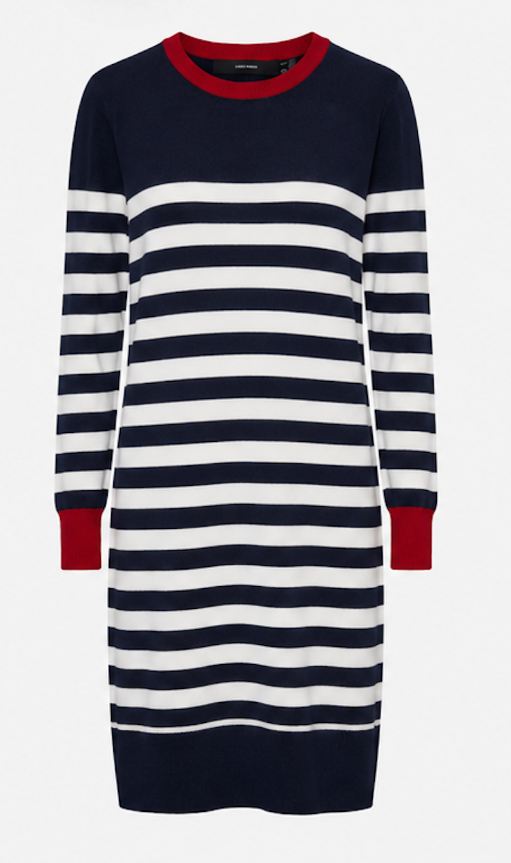 Striped Sweater Dress, Vero Moda  – Size S