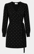 Polka Dotted wrap dress, ØST- Size XS