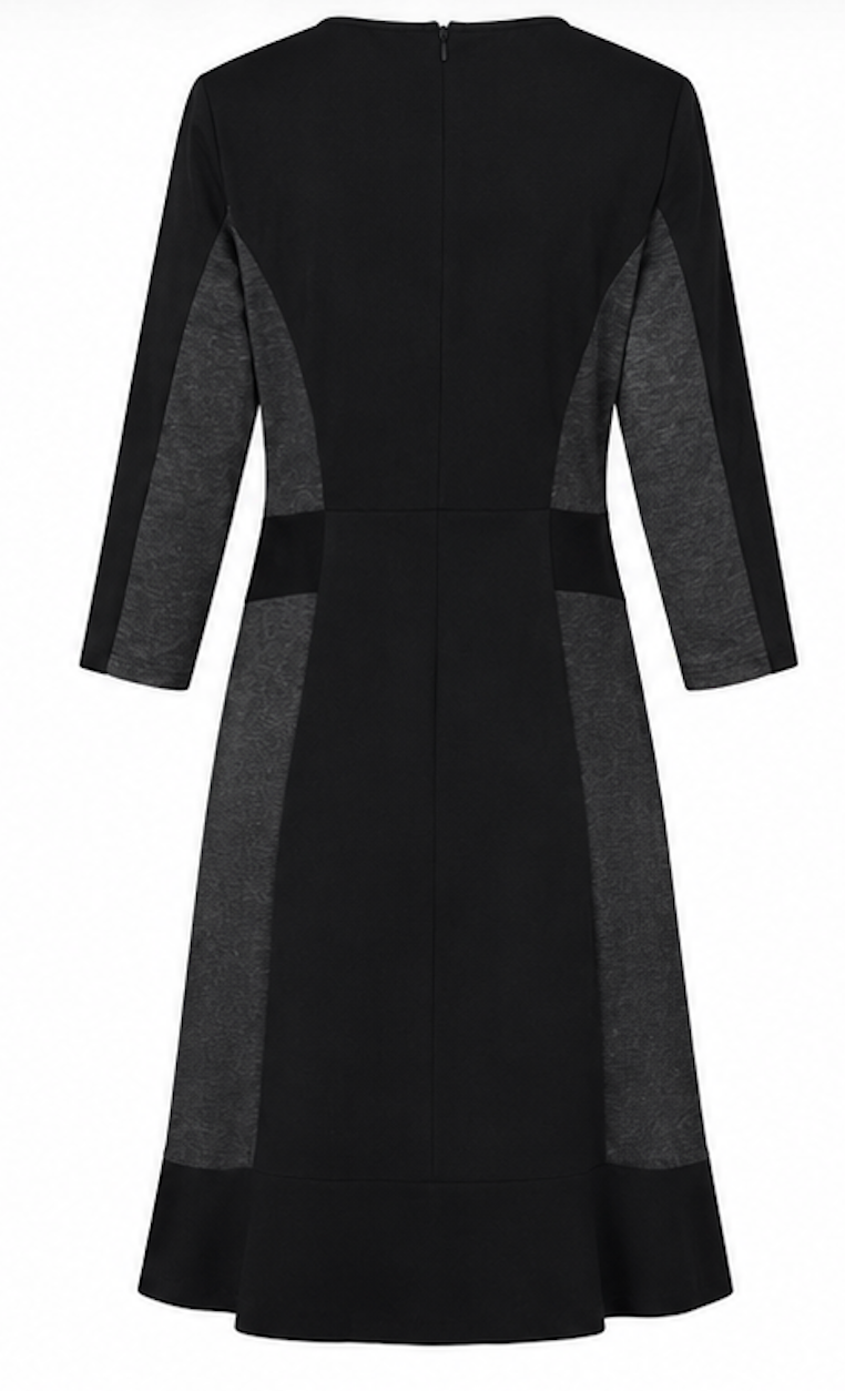 Color Block dress in black/grey, InWear  – Size 40
