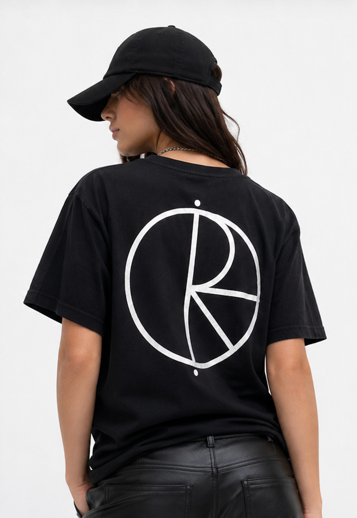 Black T-shirt, Polar  – Size M