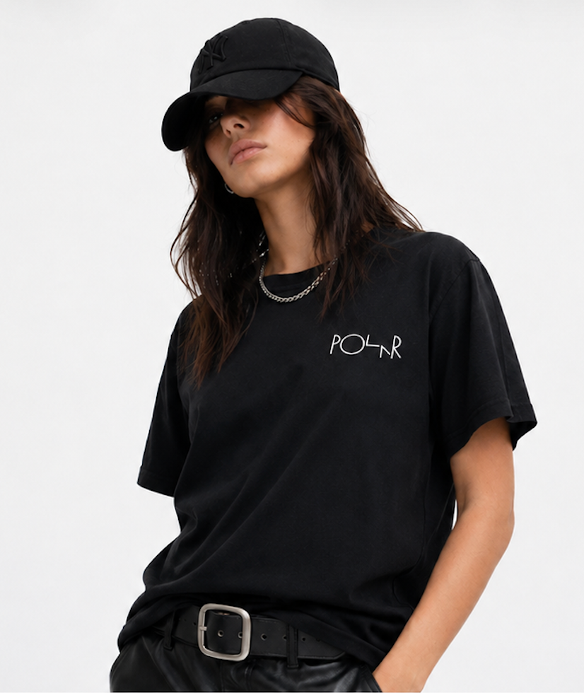 Black T-shirt, Polar  – Size M