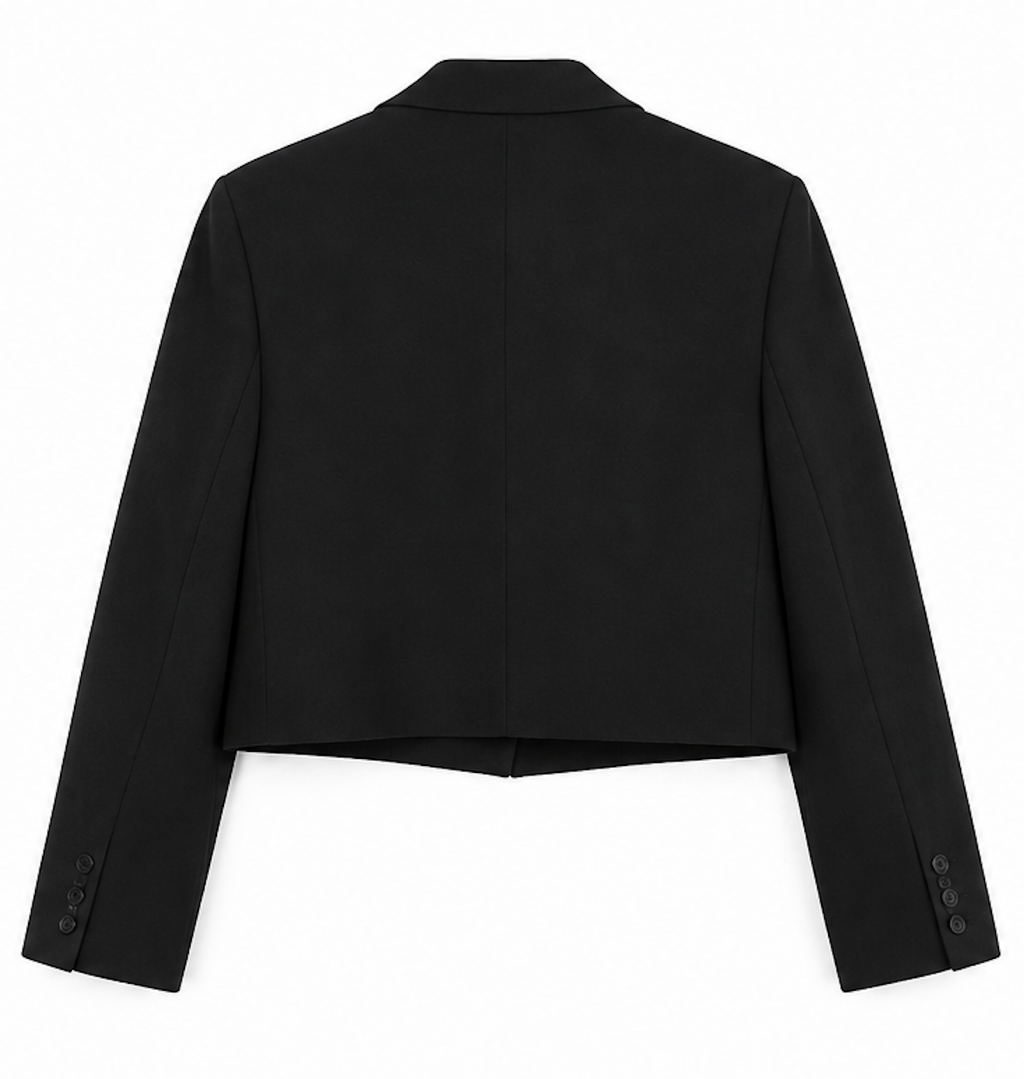 Black Blazer with details, H&M - Size EU 40