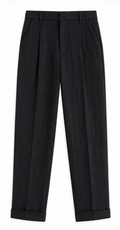 Pinstripe Tapered Dress Pants, ZARA - Size XS