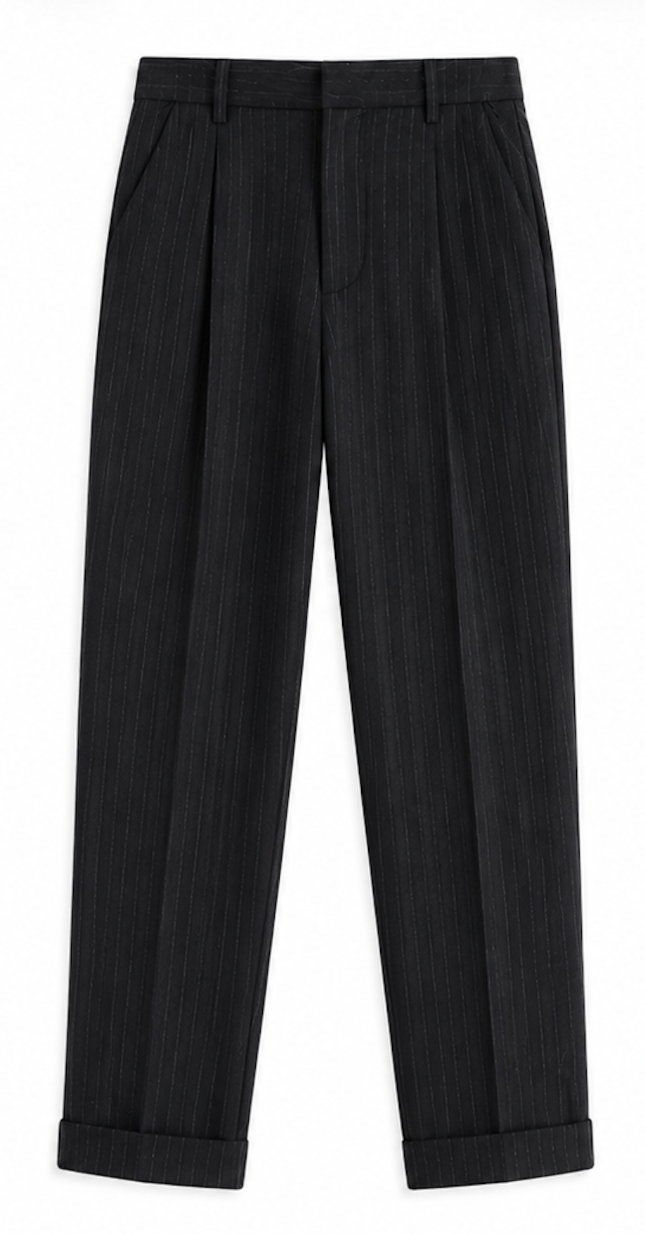 Pinstripe Tapered Dress Pants, ZARA - Size XS