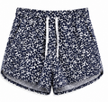 Navy/white floral sweat shorts, L.O.G.G. by H&M - Size S