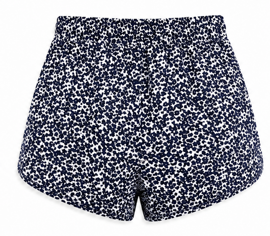 Navy/white floral sweat shorts, L.O.G.G. by H&M - Size S