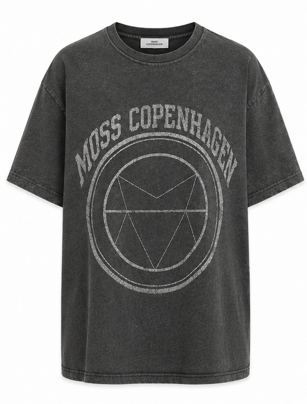 Charcoal Graphic T-Shirt, MOSS Copenhagen - Size S
