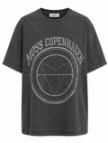 Charcoal Graphic T-Shirt, MOSS Copenhagen - Size S
