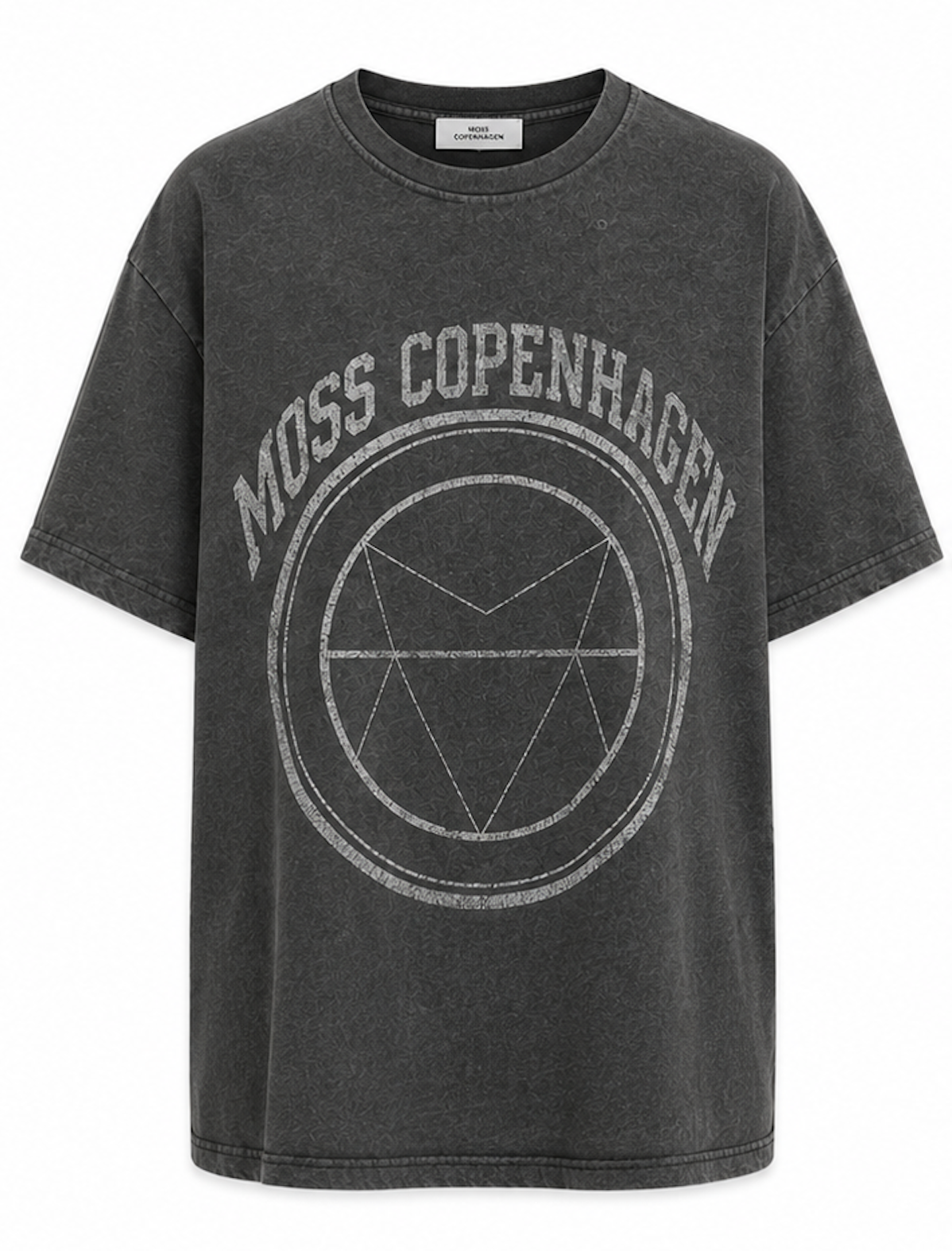 Charcoal Graphic T-Shirt, MOSS Copenhagen - Size S