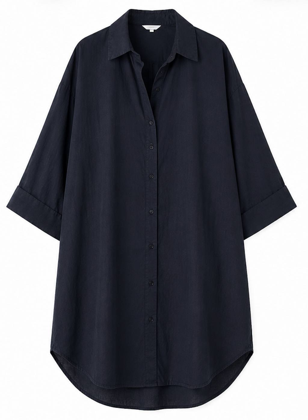 Black Shirt Dress, Monki  - Size L