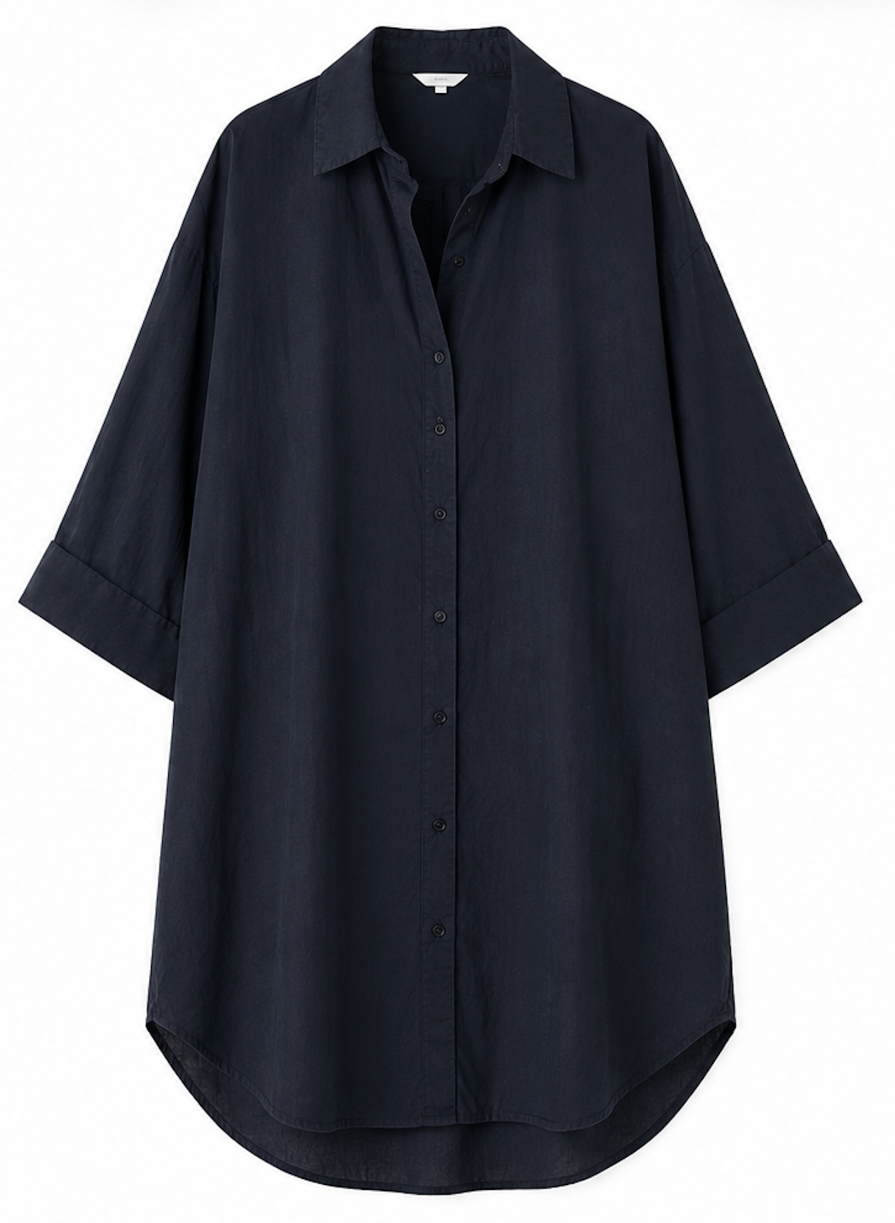 Black Shirt Dress, Monki  - Size L