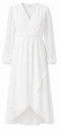 White sheer Dress, VILA  - Size L