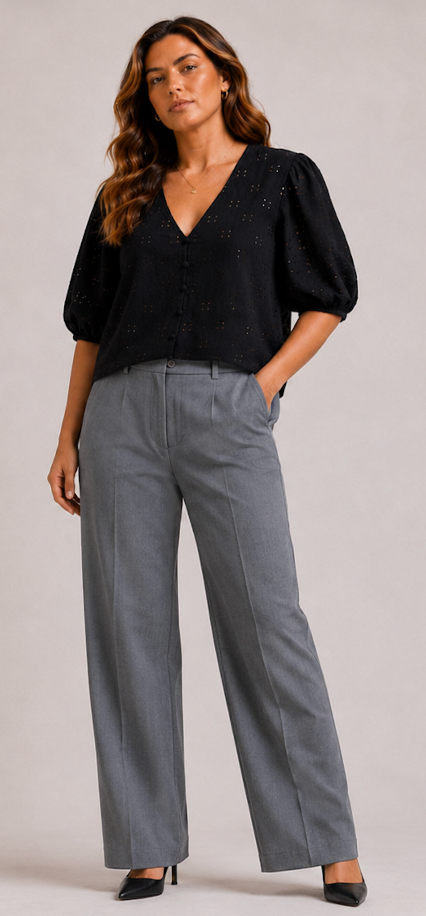 Grey Dress Pants, Sunwill EU 46 (W31 L31)