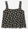 Daisy Print Crop Top, Topshop – Size S