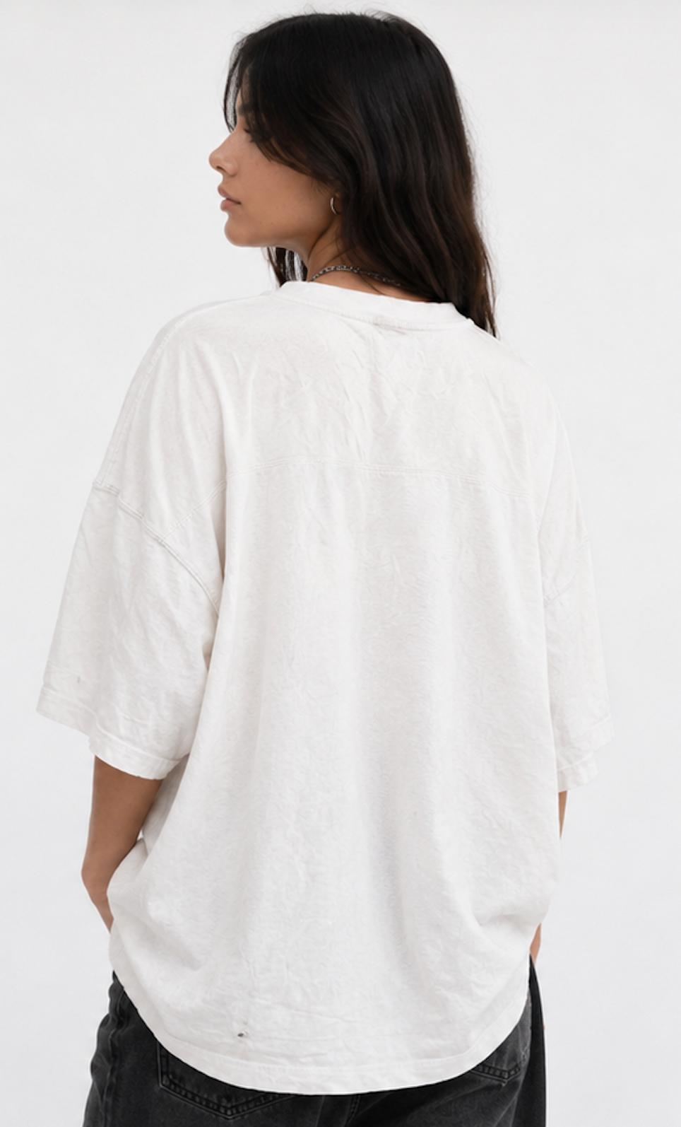 Oversize V-neck Football Jersey, STR Teen - Size M