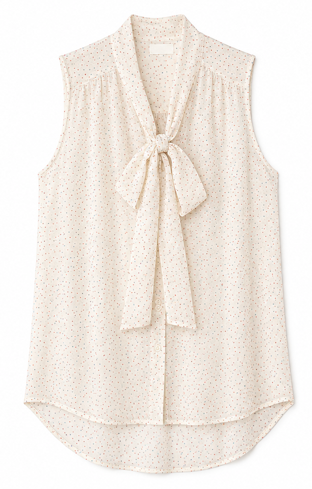 Polka Dot tie‑neck Blouse, Glamorous - Size 10