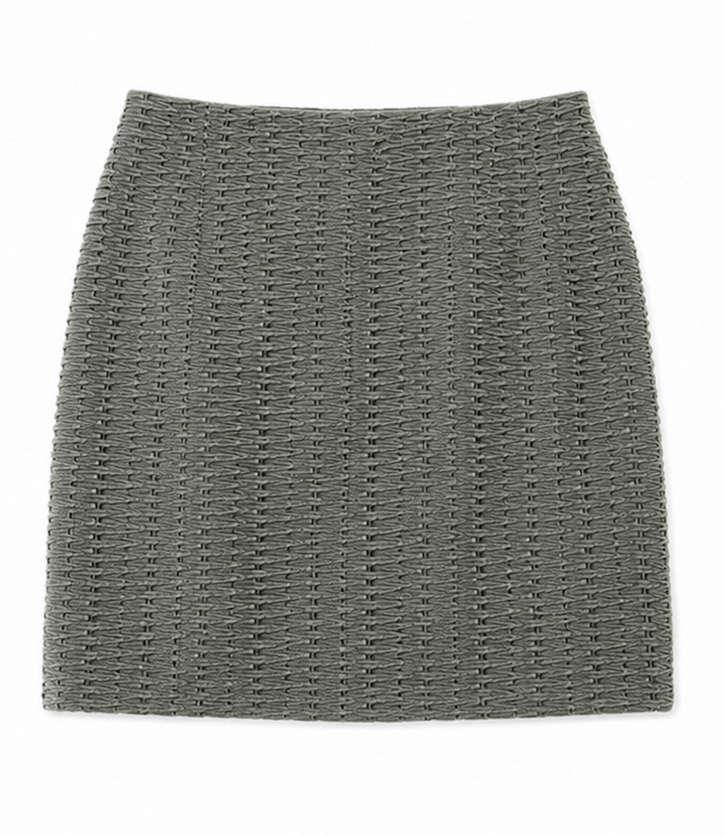 Sage Knit Tube Midi Skirt, Topshop  – One Size