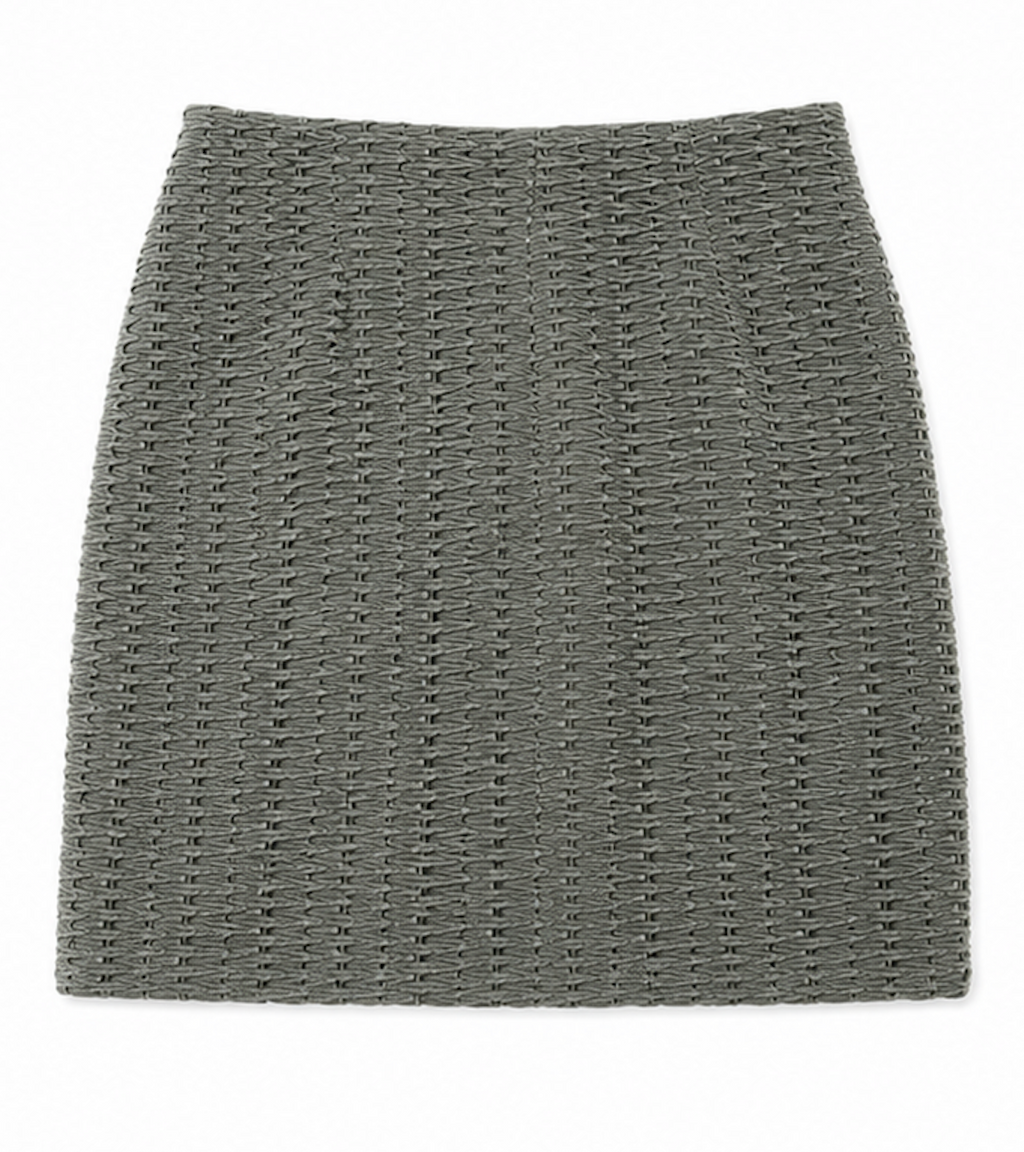 Sage Knit Tube Midi Skirt, Topshop  – One Size