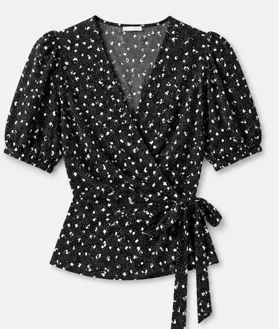 Floral Wrap-Blouse, JDY - Size M
