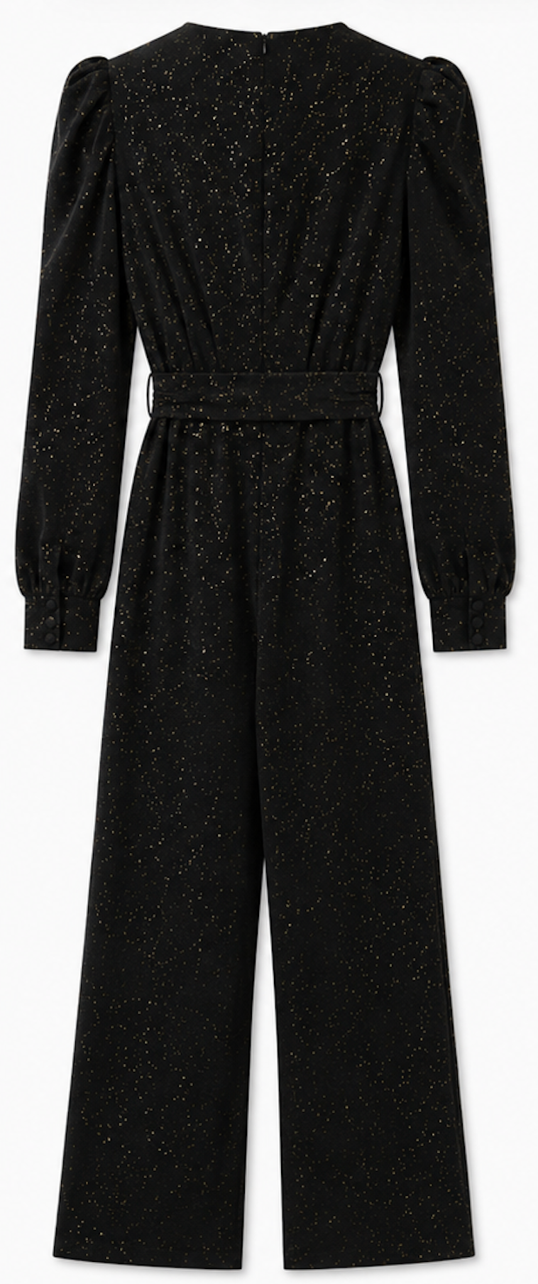 Black Glitter Jumpsuit, SISTERS POINT - Size L