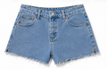 High-Waisted Light Blue Denim Cutoff Shorts, Denim Co. - Size 40