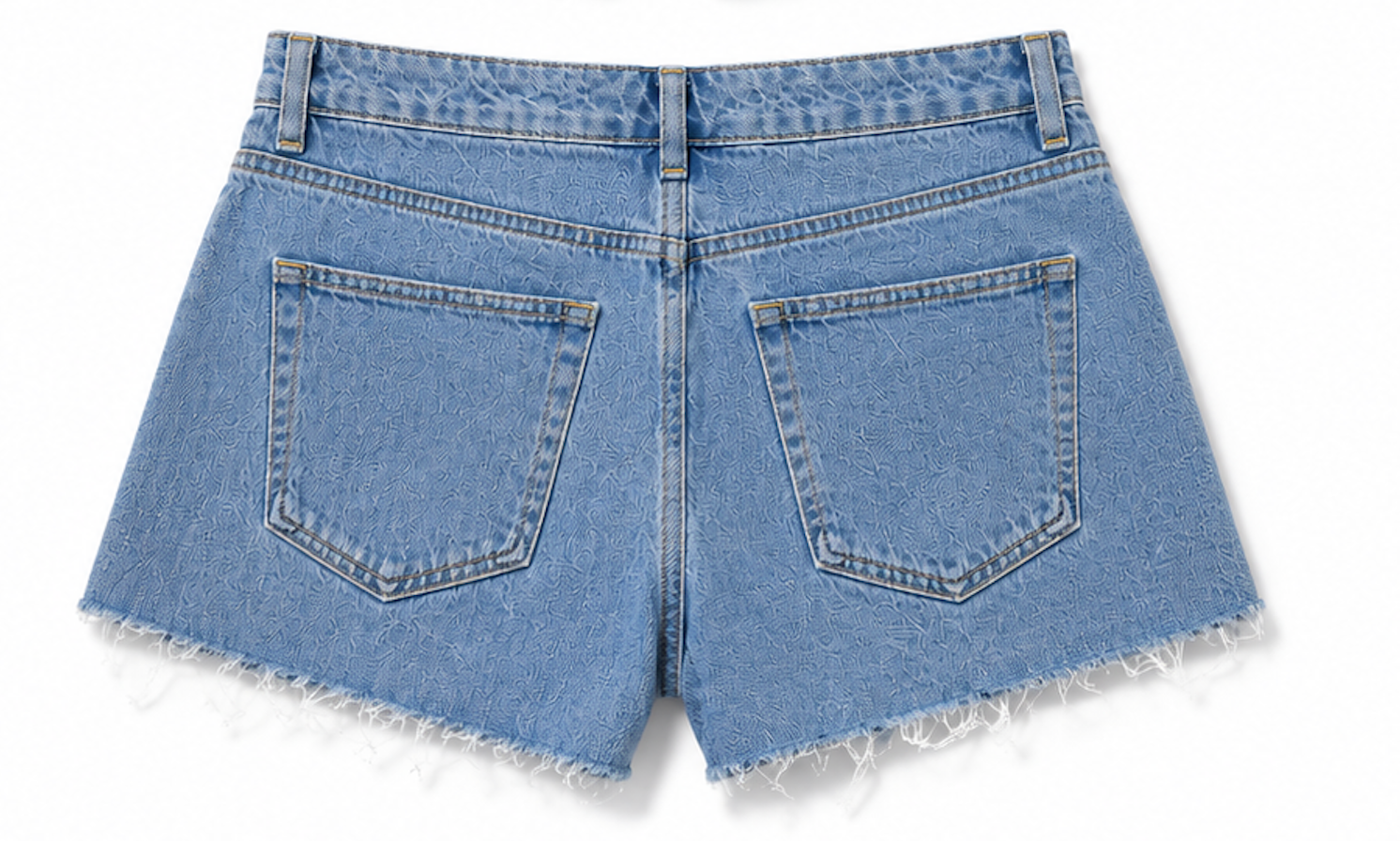 High-Waisted Light Blue Denim Cutoff Shorts, Denim Co. - Size 40