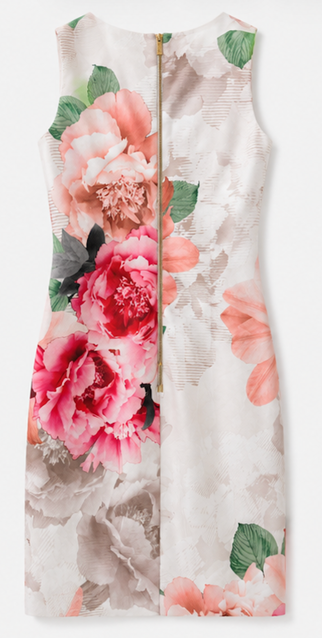 Floral Sheath Dress, Calvin Klein  - Size US 6