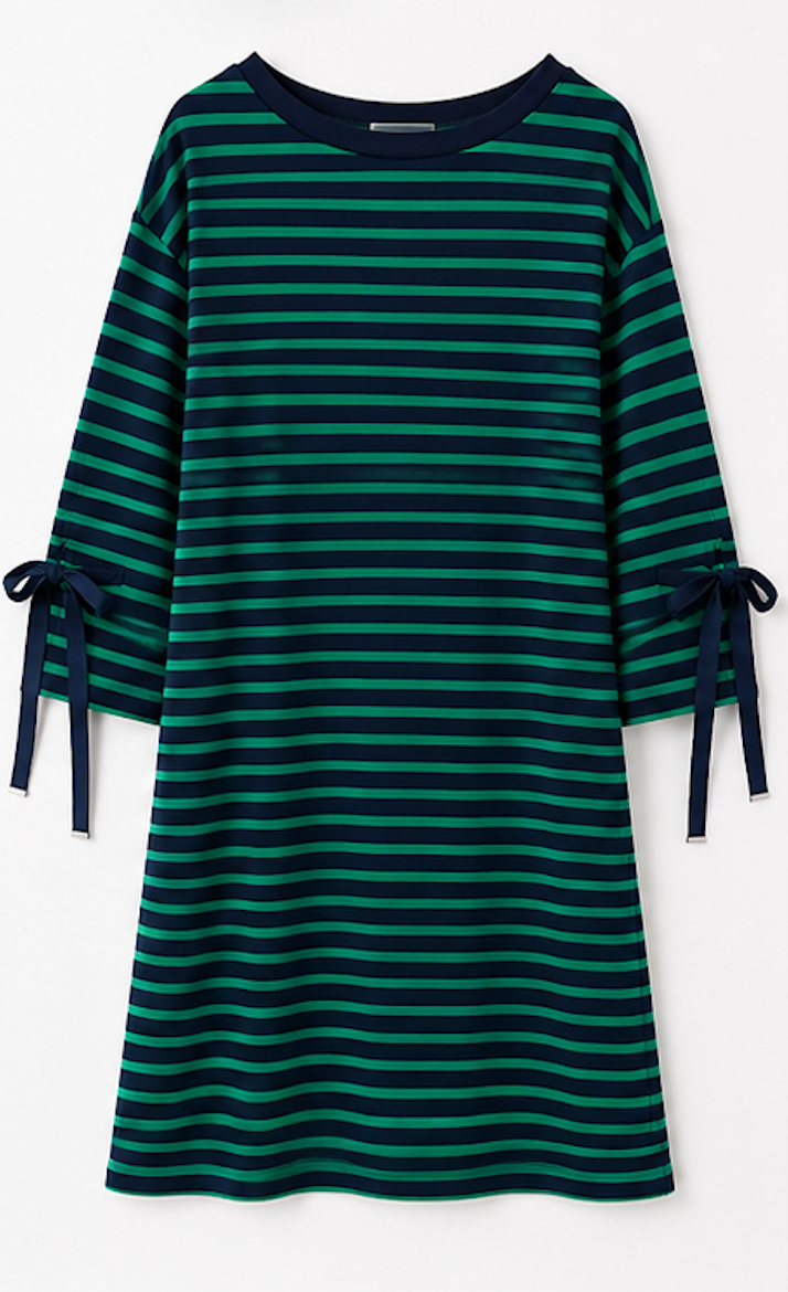 Striped T-shirt Dress, Ralph Lauren  - Size L