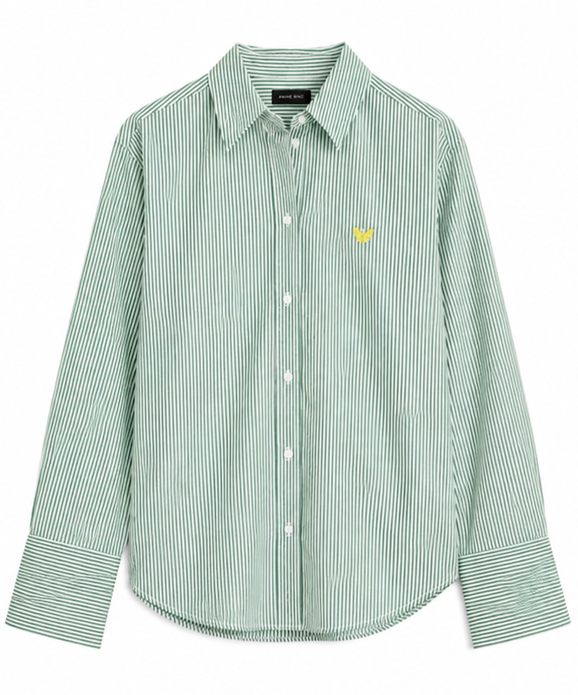 Green and white striped shirt, & other stories – Size S