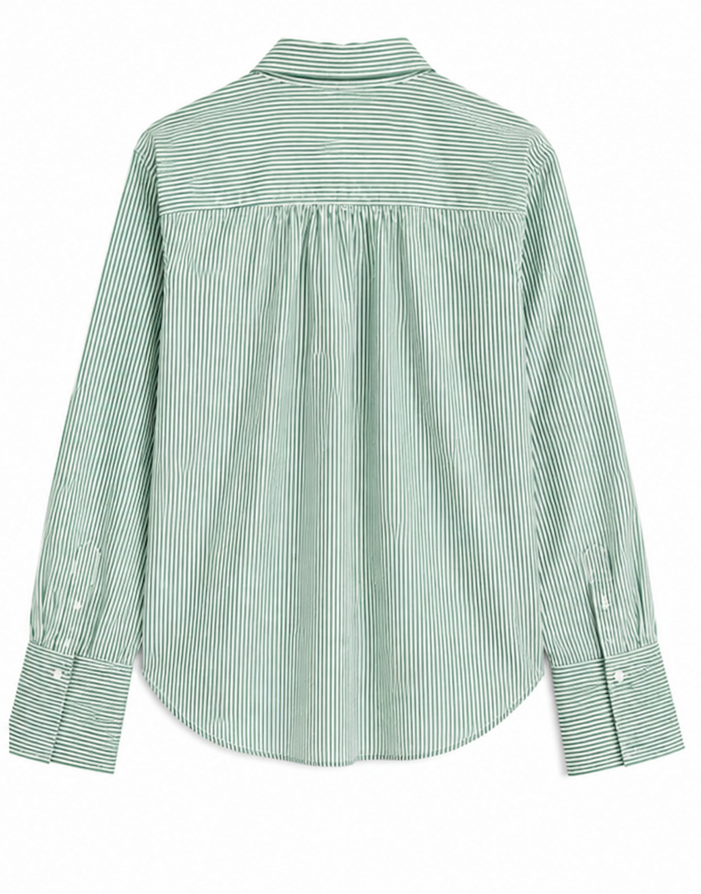 Green and white striped shirt, & other stories – Size S
