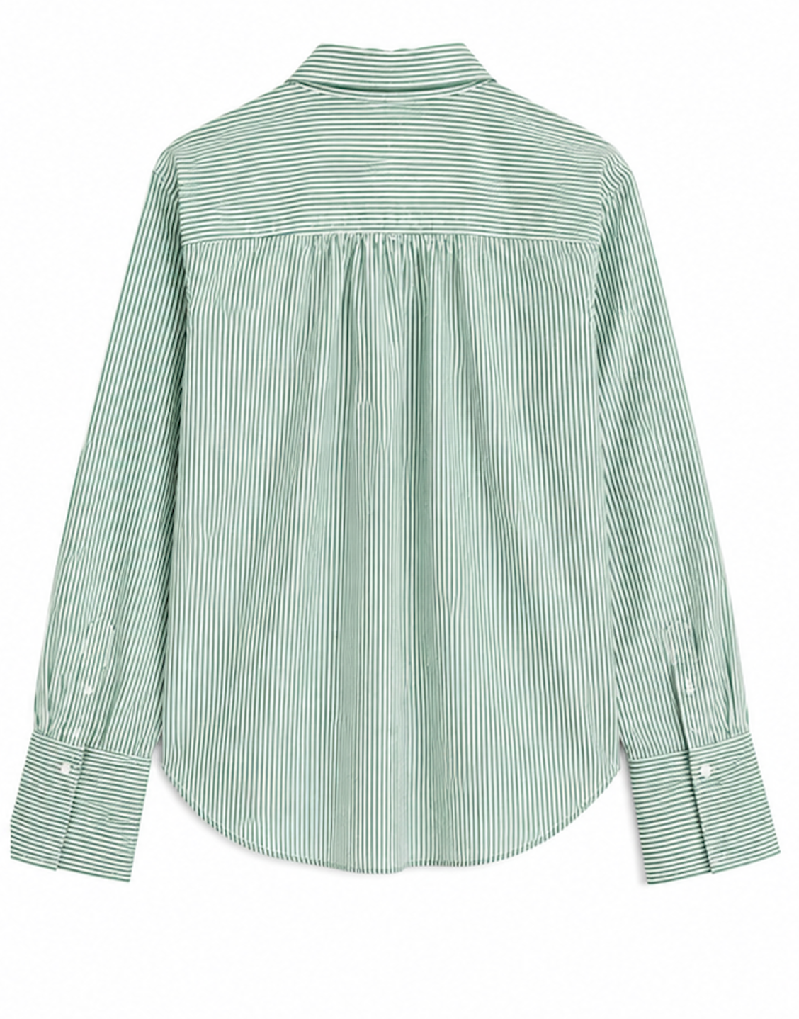 Green and white striped shirt, & other stories – Size S