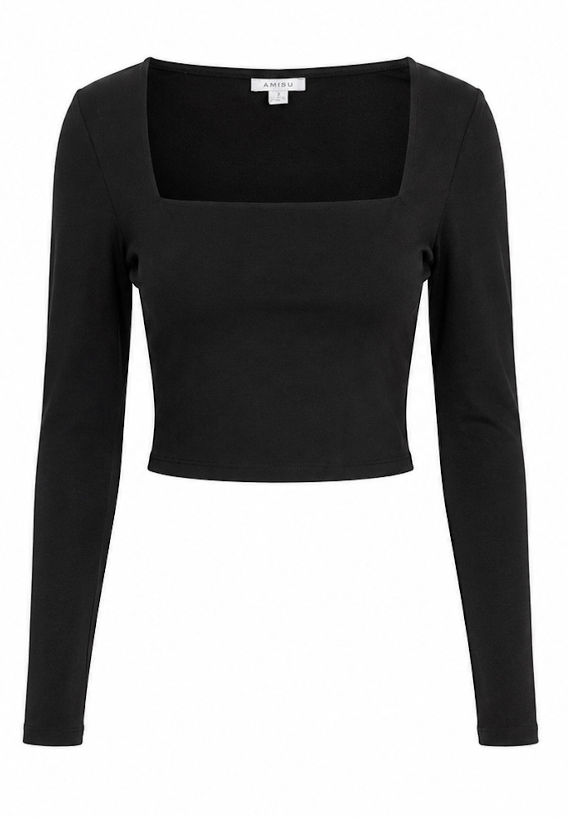Long Sleeve Crop Top, AMISU – Size S