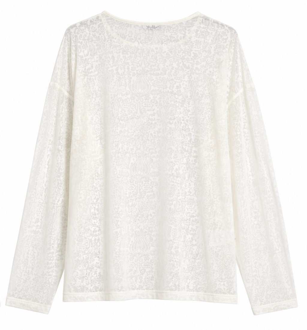 Sheer Long Sleeve Top, InWear – Size L