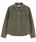 Olive Shacket with Chest Pockets, Co'couture - Size M