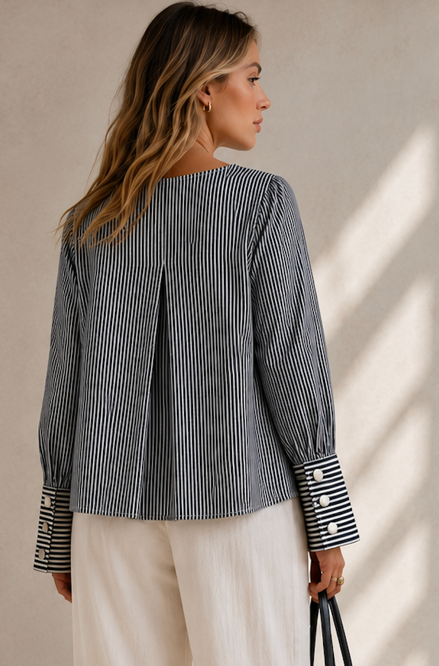 Striped Blouse, Otelia – Size M