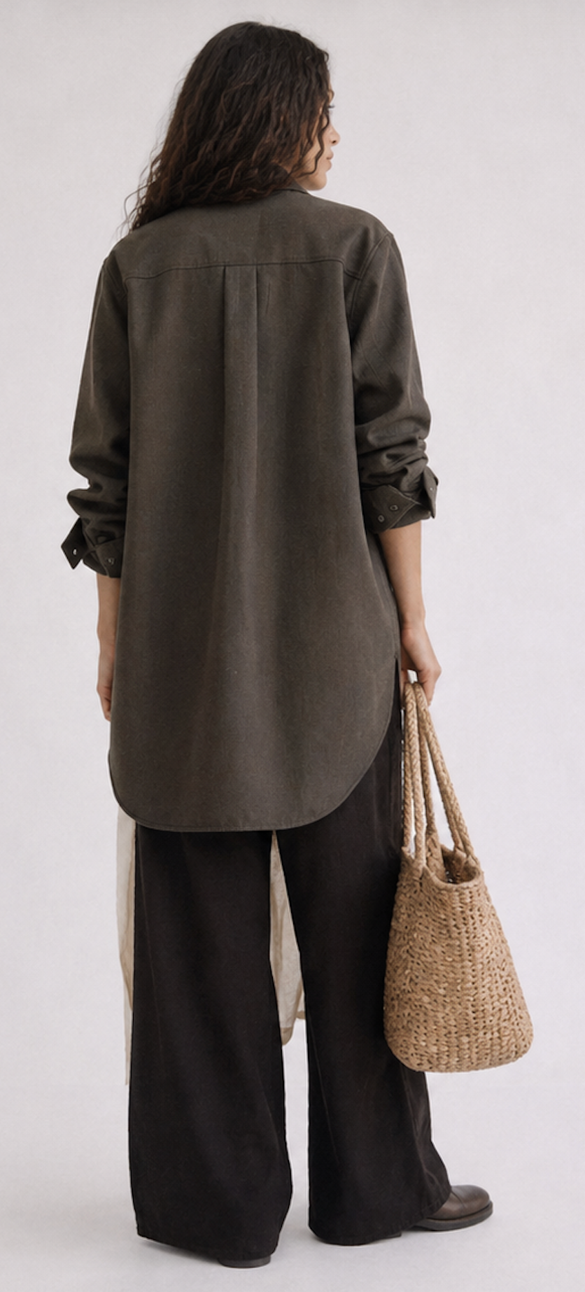 Oversize Longline Shirt Dress, COS – Size S