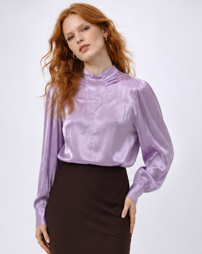 Lilac Blouse, MAX&Co. – Size S