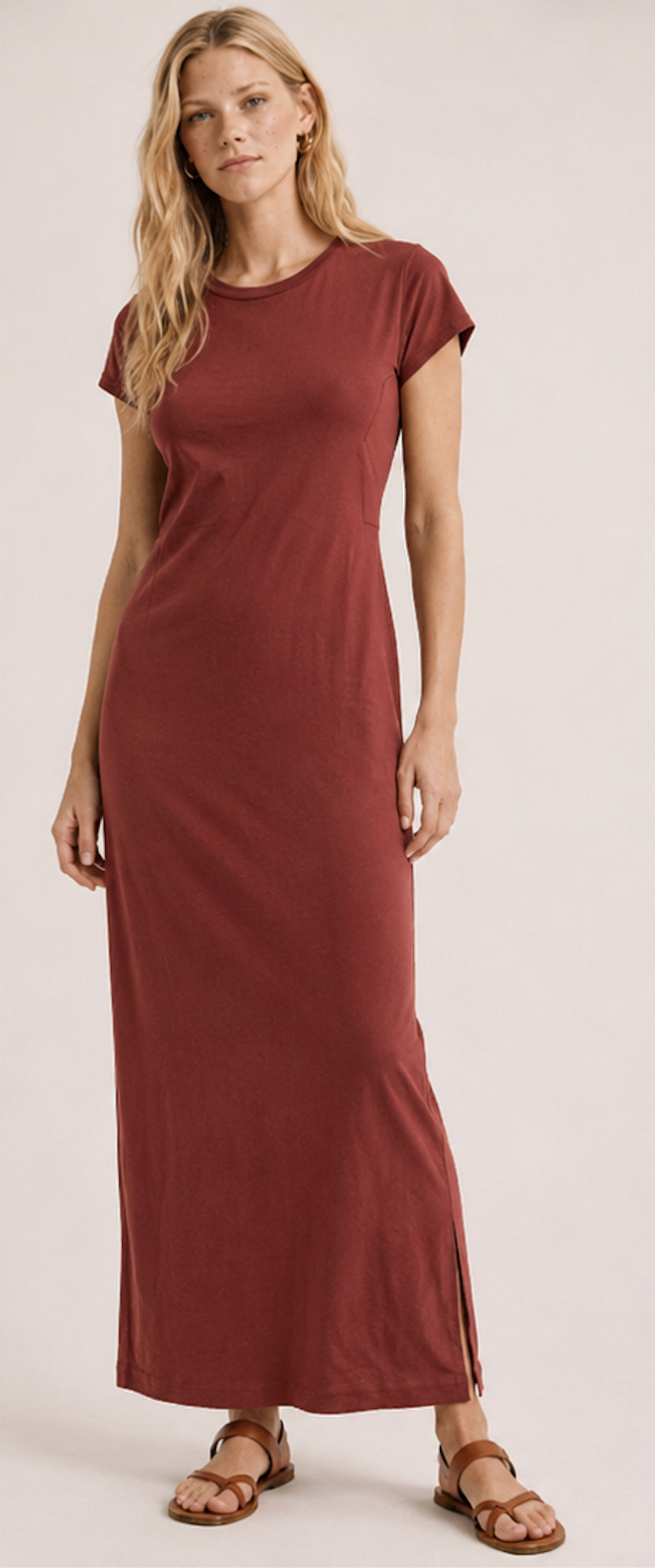 Rust Red Bodycon Dress, H&M – Size S