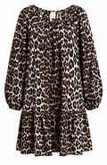 Leopard Flowy Oversize dress, H&M - Size XS