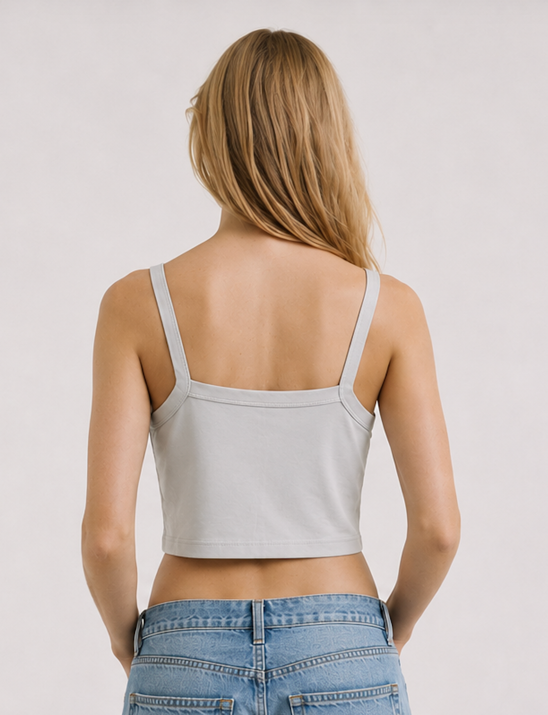 Off white Crop Top, DIVIDED – Size XS