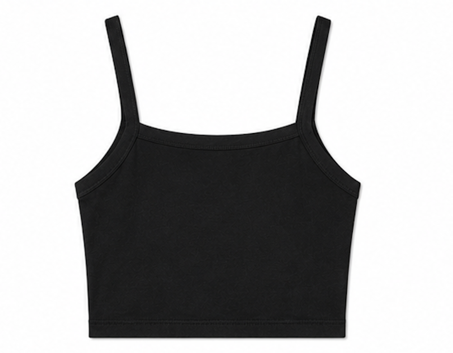 Black Crop Top, H&M – Size XXS