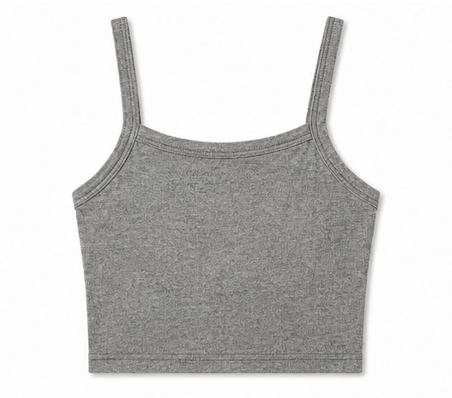 Grey Crop Top, H&M DIVIDED – Size S